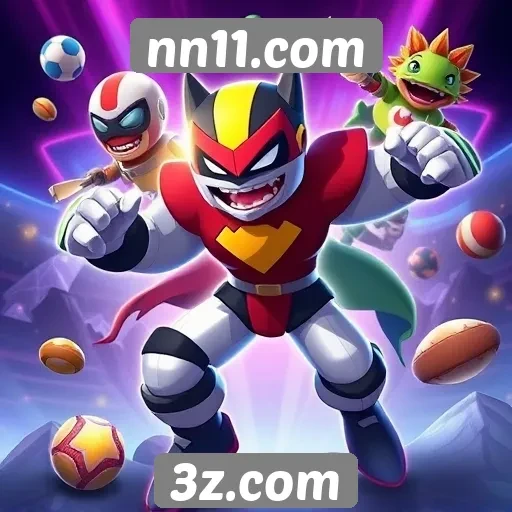 Variedade de jogos disponíveis no site